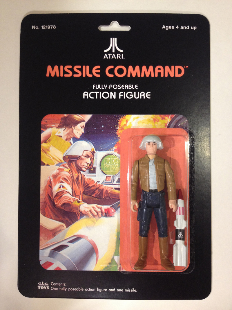 Illustration for article titled Perfect Custom Action Figures Based On Classic Atari Video Game Box Art